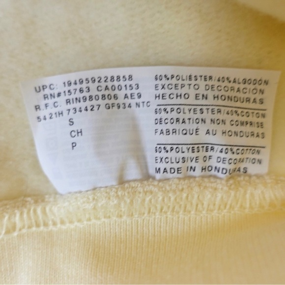 NWT Women Champion High-neck Hoodie Cream Color - Picture 6 of 7